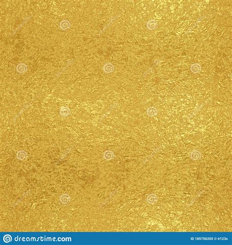 Gold Foil Seamless Vintage Texture Metal Background Stock Image