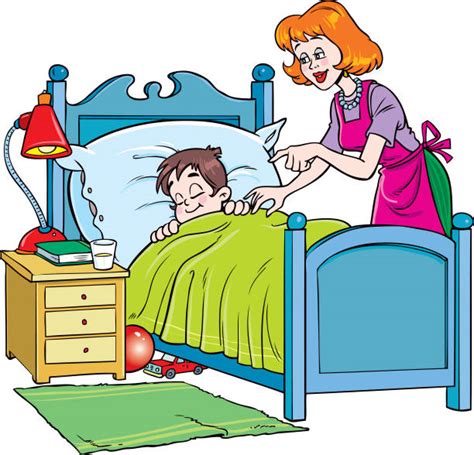 Mom Waking Up Kid Illustrations Royalty Free Vector Graphics And Clip