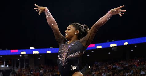 Simone Biles Makes History With Triple Double Flip