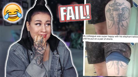 Massive Tattoo Fails And Mistakes Youtube