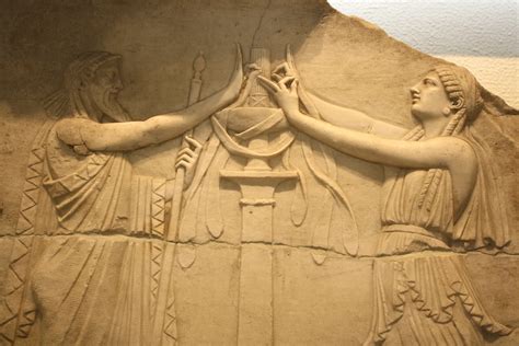 Ancient Greek Priest And Priestess Illustration World History