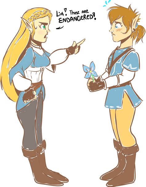 Anyone See All Those Cute Botw Pictures Of Link Giving Zelda A Silent Princess This Always