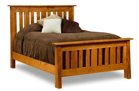 Amish Freemont Mission Slat Bed From Dutchcrafters Amish Furniture