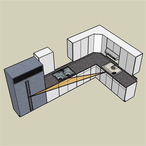The L Shaped Or Corner Kitchen Layout A Basic Guide