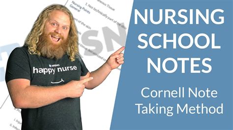 How To Take Notes In Nursing School The Cornell Method And How To