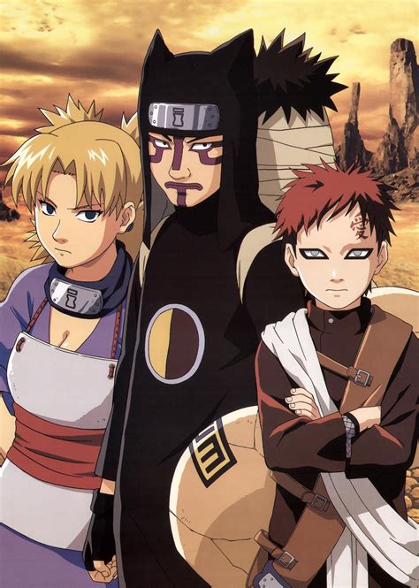 Kankuro Temari Gaara Sand Team Photo Fanpop