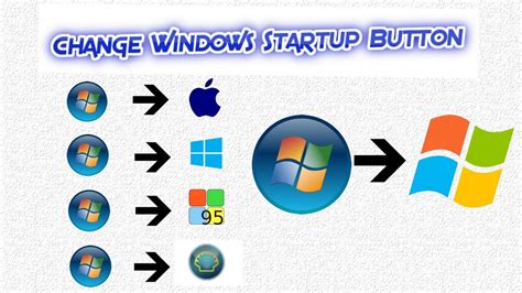 How To Change Startup Button In Windows 7 Easily Youtube
