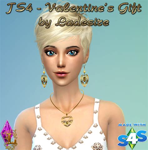 My Sims 4 Blog Earrings And Necklace By Ladesire