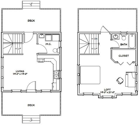 20x20 House 20x20h11e 1079 Sq Ft Excellent Floor Plans