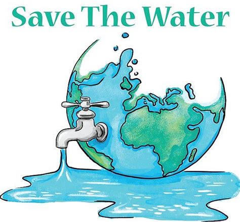 Save Water Poster By Jurassicshop En 2020 Dibujos De Agua
