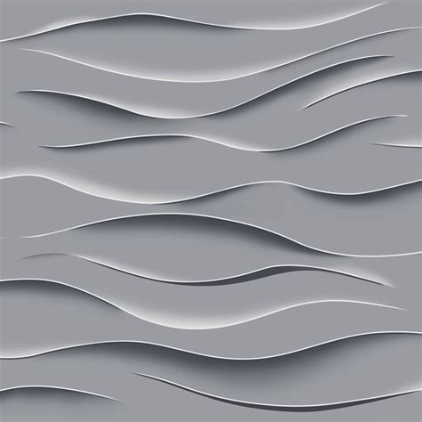 Modern Grey 3d Wave Patterned Wallpaper A19 8p61 Decor City