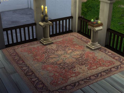 Anna Quinn Stories Second Set Of Antique Persian Rugs For Sims 4
