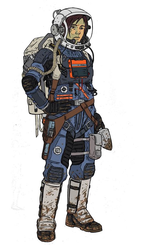 Cee Original Draft Sci Fi Concept Art Character Design Sci Fi