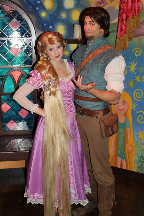 Meeting Rapunzel And Flynn Rider Disneyland Park Disneyla Flickr