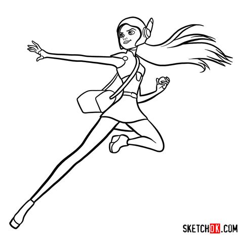 Honey Lemon Big Hero 6 Coloring Pages