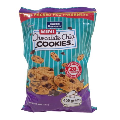 Super Delights Mini Chocolate Chip Cookies 400g