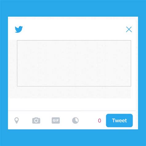 Blank Tweet Template For Students