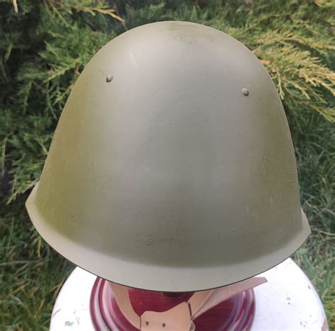 Helmet Rare Ussr Military Soviet Army Wwii Ssh68 Type Steel Etsy Uk