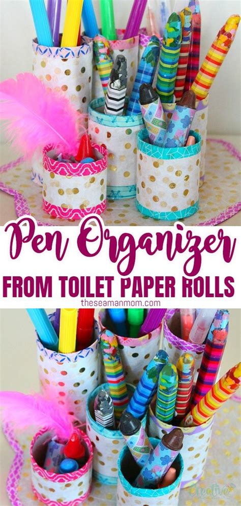 Diy Pen Organizer With Recycled Materials Easy Peasy Creative Ideas