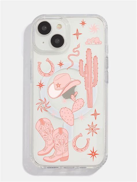 Pink Cowgirl Magsafe Iphone Case Aesthetic Cases Skinnydip London