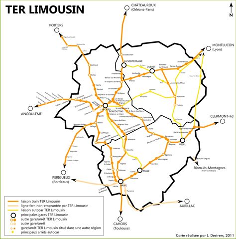 Limousin Rail Map