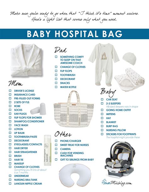 The 25 Best Pregnancy Hospital Bag Checklist Ideas On Pinterest