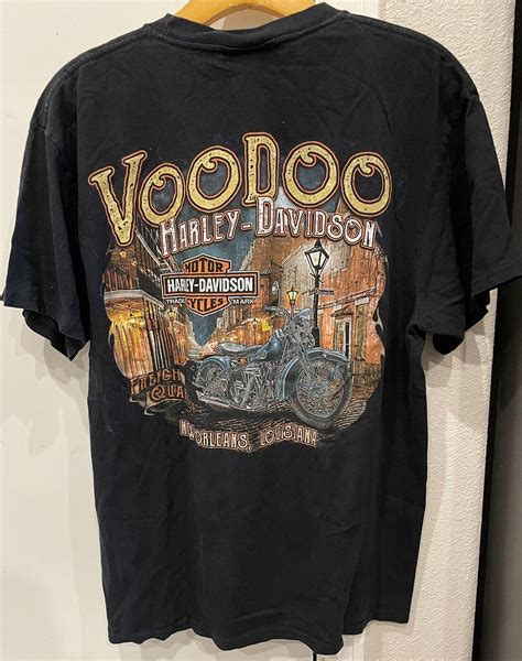 Harley Davidson Voodoo New Orleans Louisiana T Shirt Gem