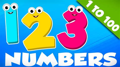 Big Number Song Learn Numbers From 1 To 100 Nursery Rhymes By Kids