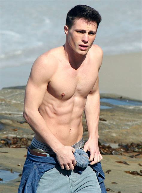 Hollywoods Hottest Hunks Go Shirtless Show Off Physiques Pics Colton Haynes Hot Hunks Colton