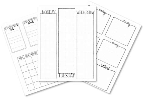 Free Editable Calendar Templates 101 Different Designs