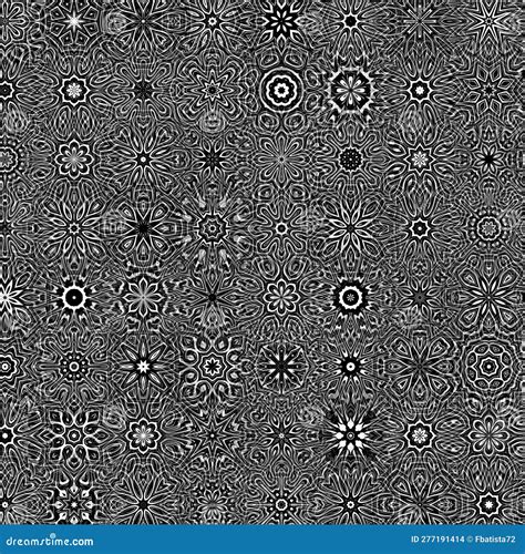 Fractal Complex Black White Patterns Mandelbrot Set Detail Digital