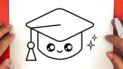 Drawing Graduation Cap And Diploma How To Draw A Cute Graduation Cap