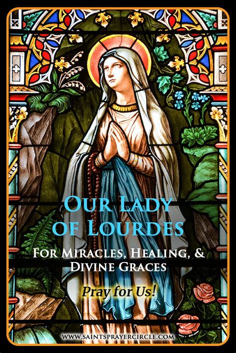 Our Lady Of Lourdes Bringing Unceasing Light And Energy To Power Your
