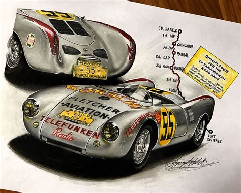 When A Porsche Fan Is Also An Artist Porsche Porsche Cars Car Drawings