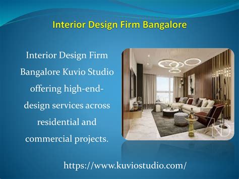 Ppt Commercial Interior Design Company Bangalore Kuvio Studio