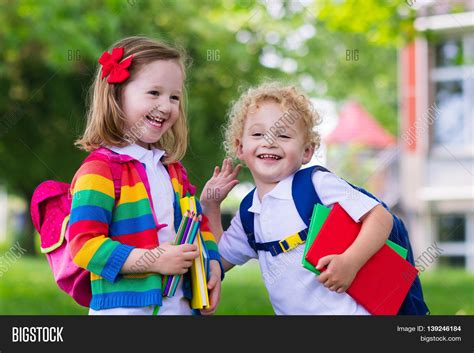 Child Going School Image And Photo Free Trial Bigstock