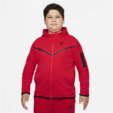 Nike Sportswear Tech Fleece Big Kids Boys Full Zip Hoodie Extended