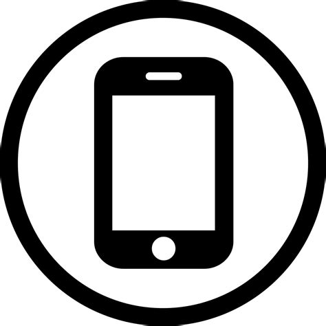 Mobile Phone Icon Png Free Download