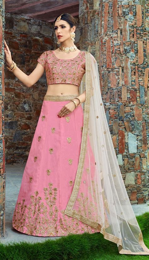 Get latest peach color lehenga for women at peachmode. Indian Dress Peach Color Bridal Lehenga 1004