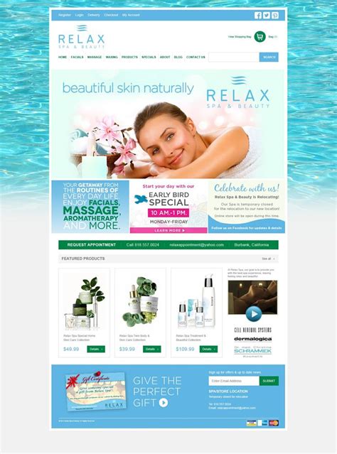 Our New Website Coming Soon Relax Spa Special Massage Waxing Services