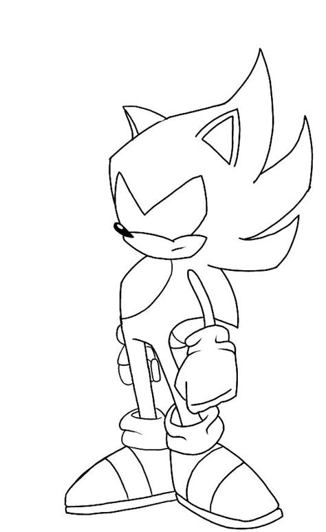 A New Dark Sonic Sketch Sonic The Hedgehog Amino
