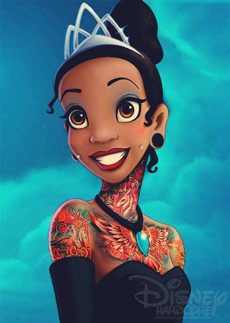 disney princesses with tattoos and piercings