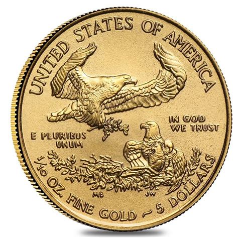 110 Oz Gold American Eagle 5 Coin Bu Random Year Lot Tube Of 50