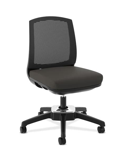 Hon Active Task Chair Armless Computer Chair For Office Desk Black