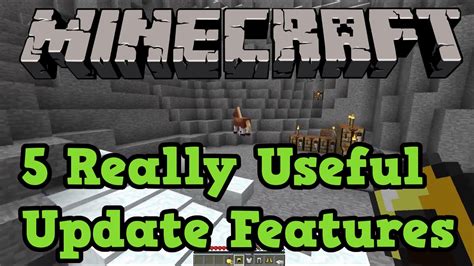 Minecraft Xbox 360 Ps3 Tu19 5 Useful Update Features Youtube