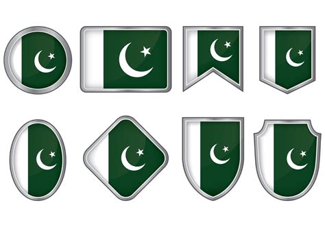 File format available eps & svg. Pakistan Flag Badge Vectors - Download Free Vector Art ...