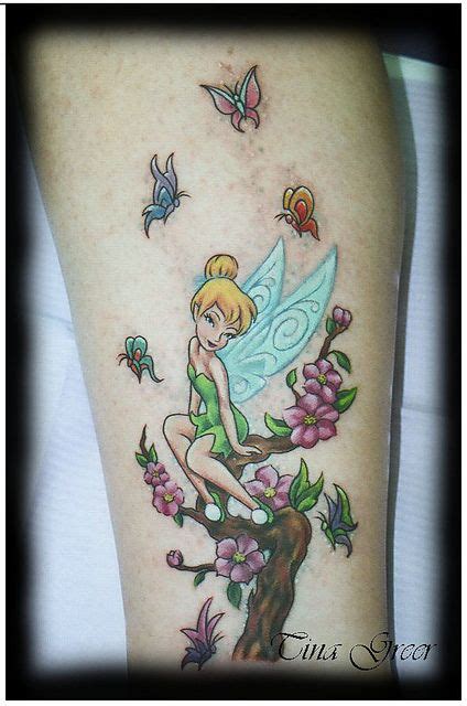 tinkerbell tattoo disney tattoos fairy tattoo cartoon tattoos