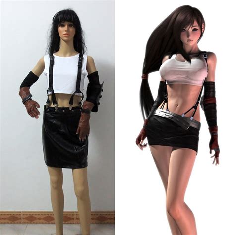 Final Fantasy Vii Tifa Lockhart Cosplay Costume Custom Made Women Dress