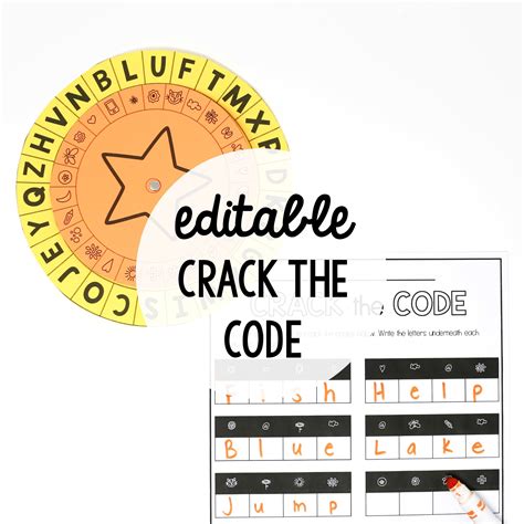 Crack The Code Free Printables
