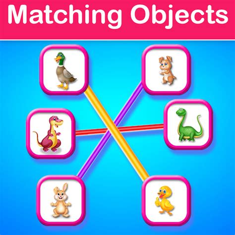 Educational Matching The Objects Memory Game